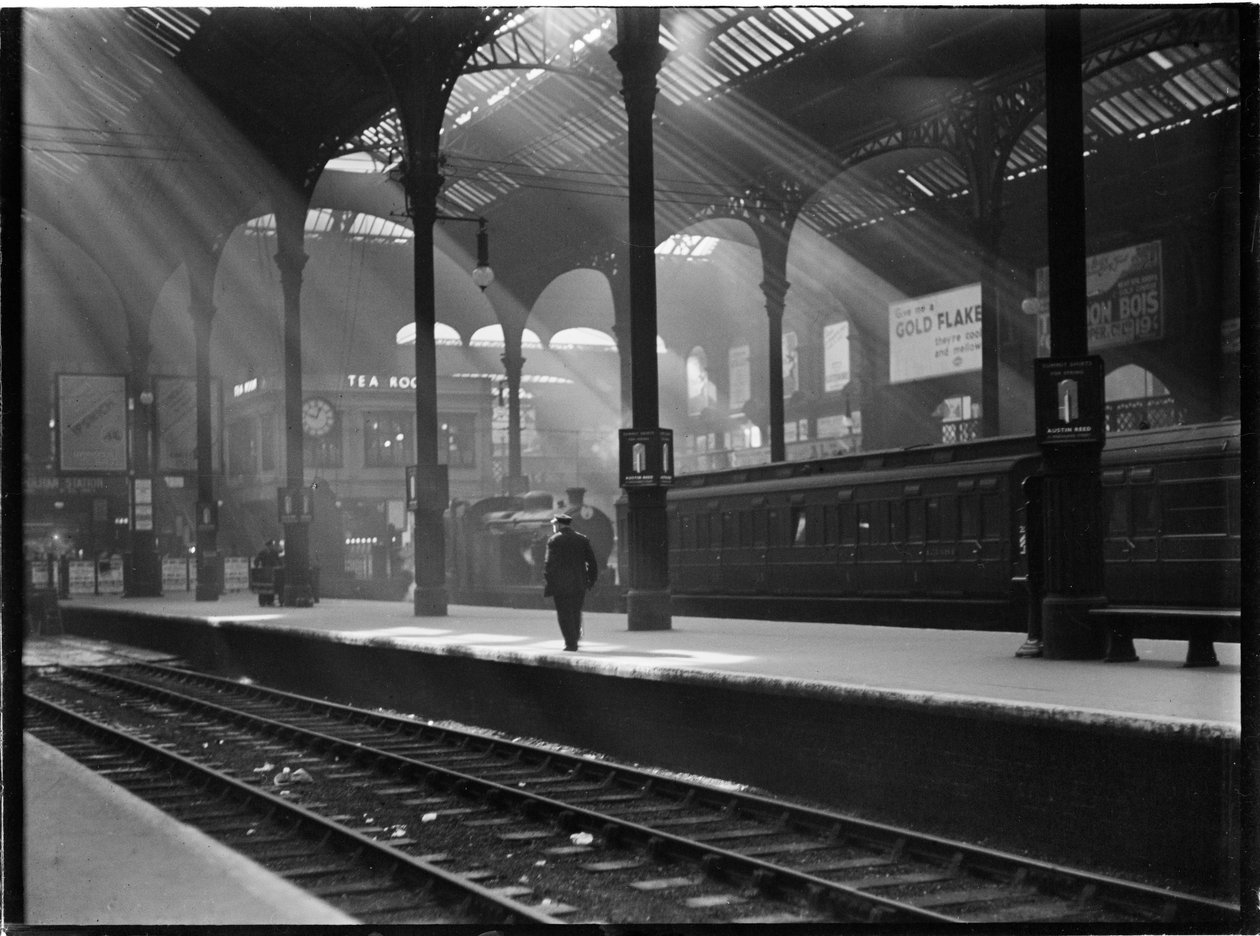 Liverpool Street İstasyonu, Liverpool Street, Londra Şehri, Büyük Londra Otoritesi, c1932. by Charles William Prickett