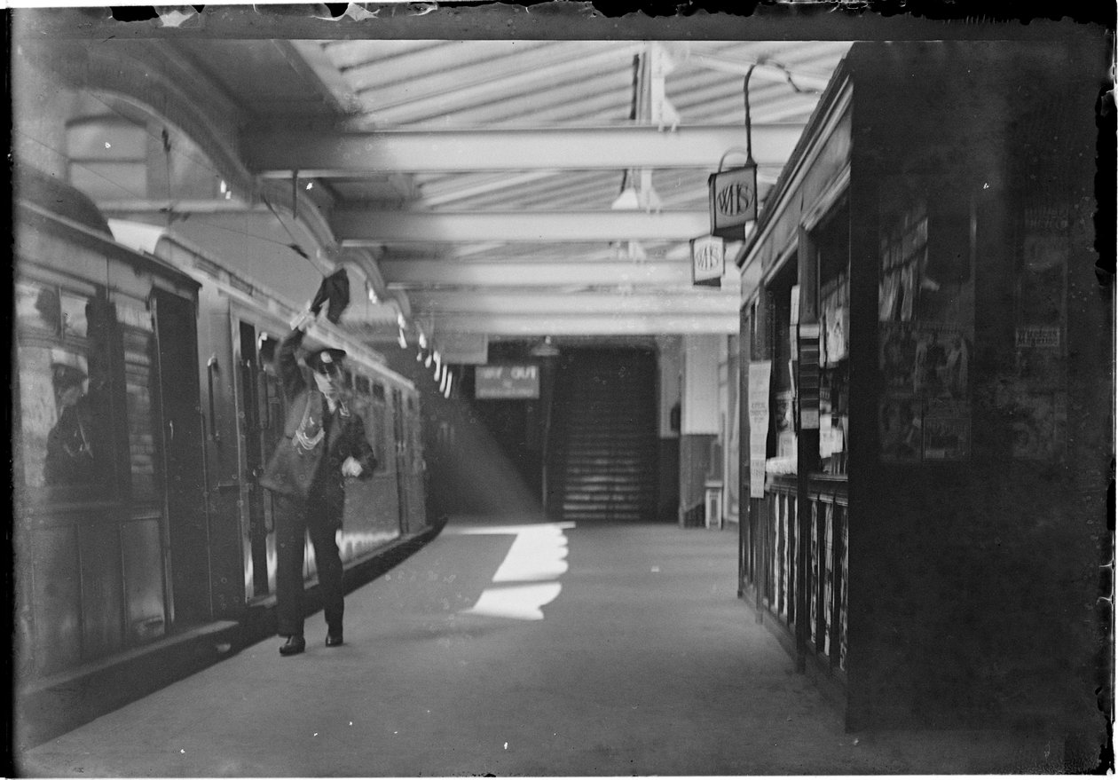 Liverpool Street İstasyonu, Liverpool Street, Londra Şehri, Büyük Londra Otoritesi, c1932. by Charles William Prickett