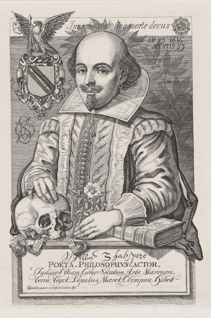 William Shakespeare, 1876. by Charles William Sherborn