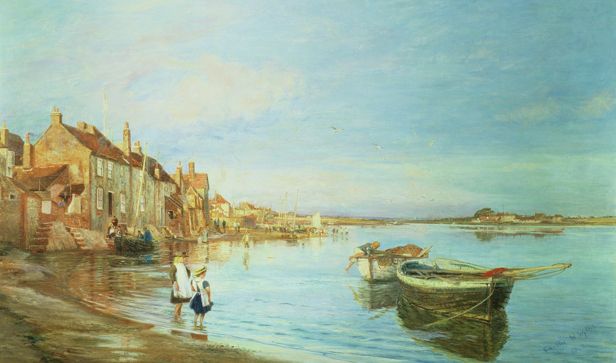 Hepsi Bir Yaz Günü, Bosham, Sussex, 1888 by Charles William Wyllie