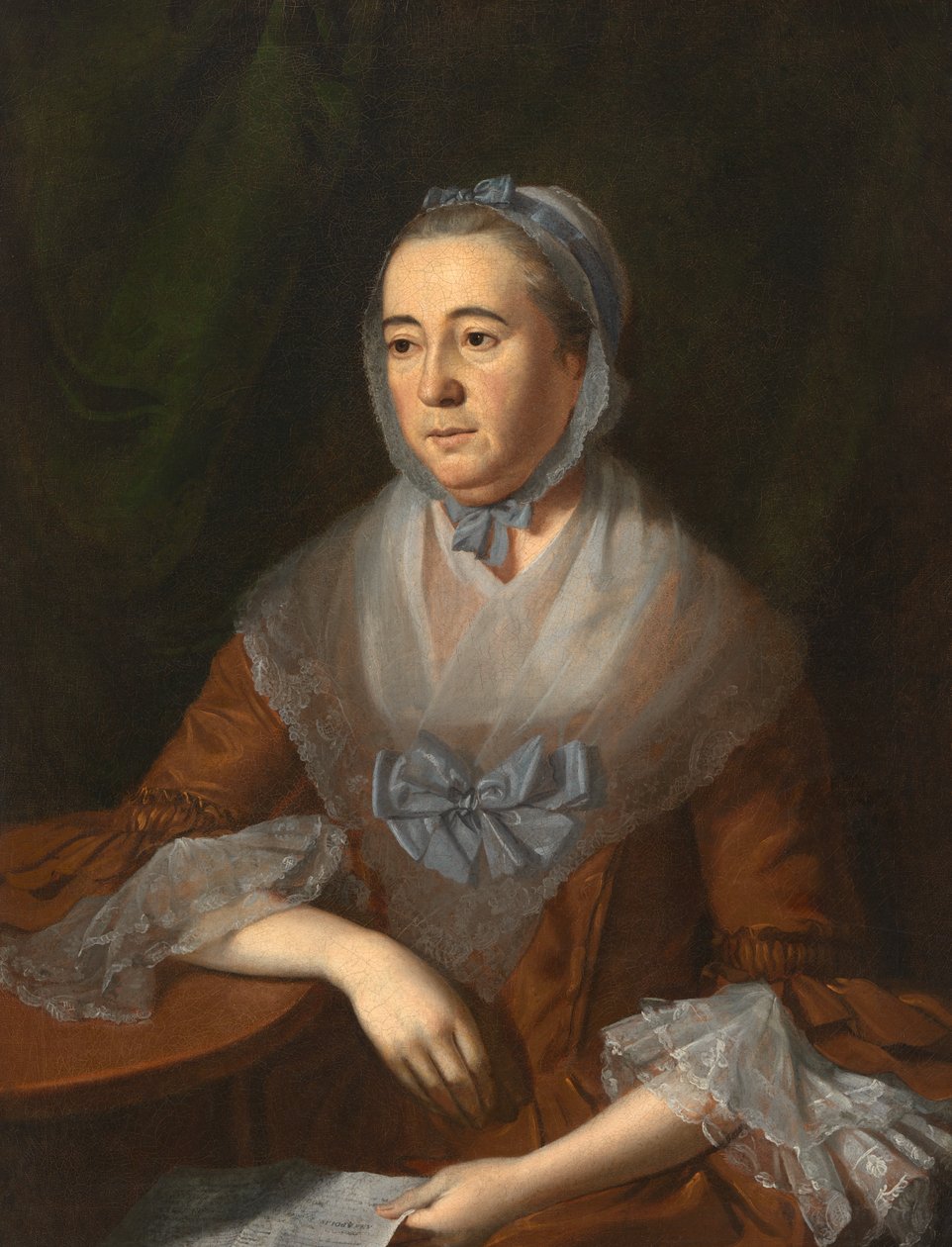 Anne Catharine Toynak Yeşil, 1769. by Charles Willson Peale
