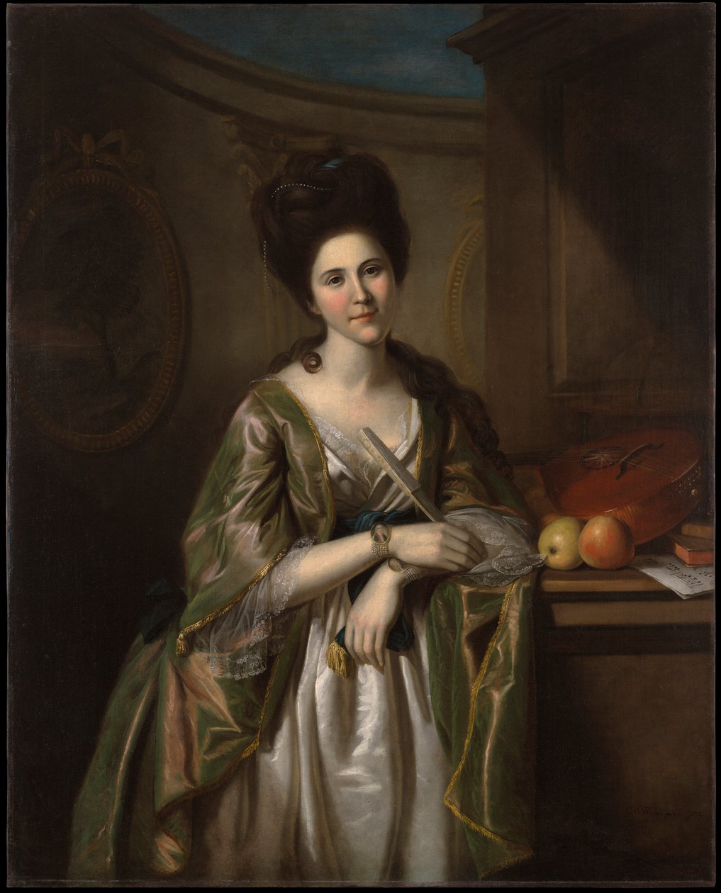 Deborah McClenachan Stewart (1763) by Charles Willson Peale
