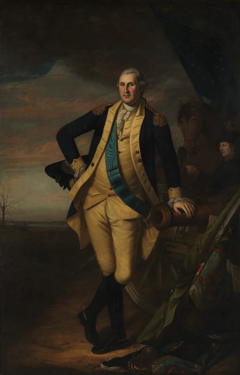 George Washington, yaklaşık 1779-81. by Charles Willson Peale