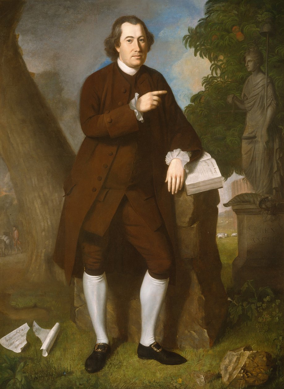 John Beale Bordley, 1770. by Charles Willson Peale