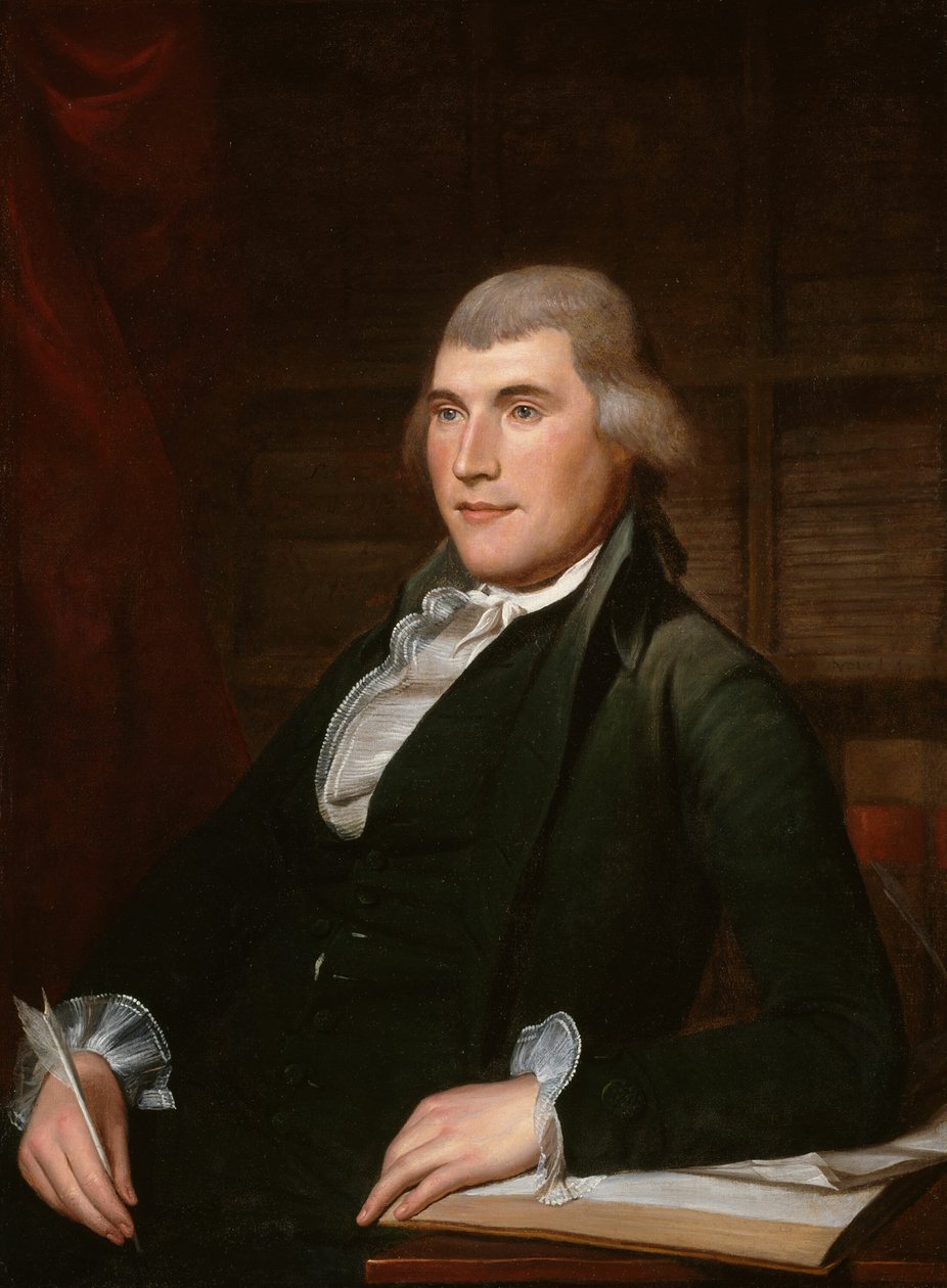 John Nicholson, 1790. by Charles Willson Peale