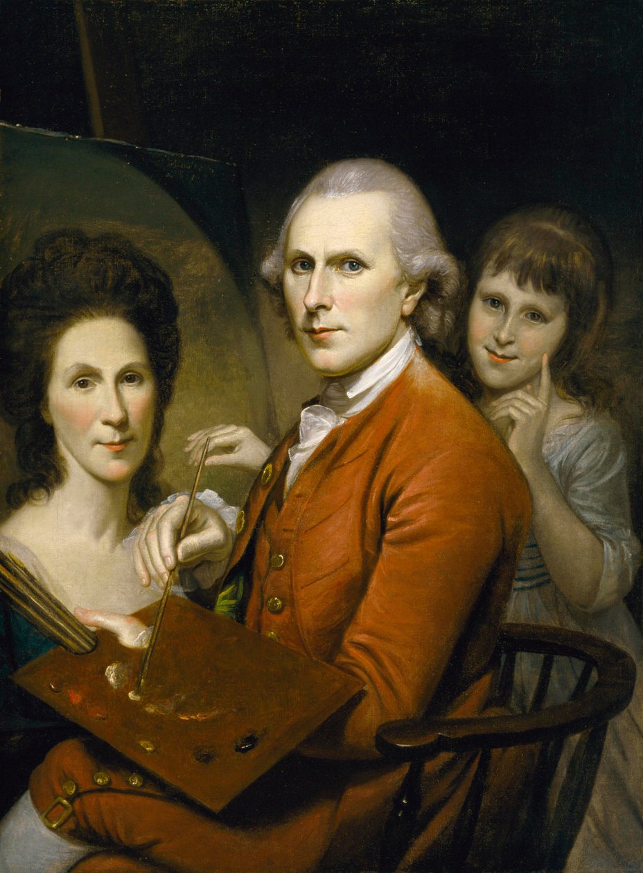 Angelica Peale ile Otoportre ve Rachel