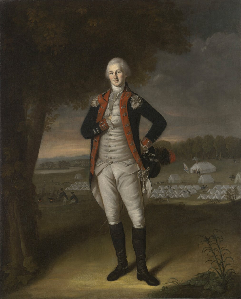 Walter Stewart, 1781 by Charles Willson Peale