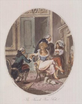 Fransız Ateş Tarafı, P.W. Tomkins (1760-1840) (aquatint) (ayrıca bkz. 64847, 64849 & 64850) by Charles after Ansell