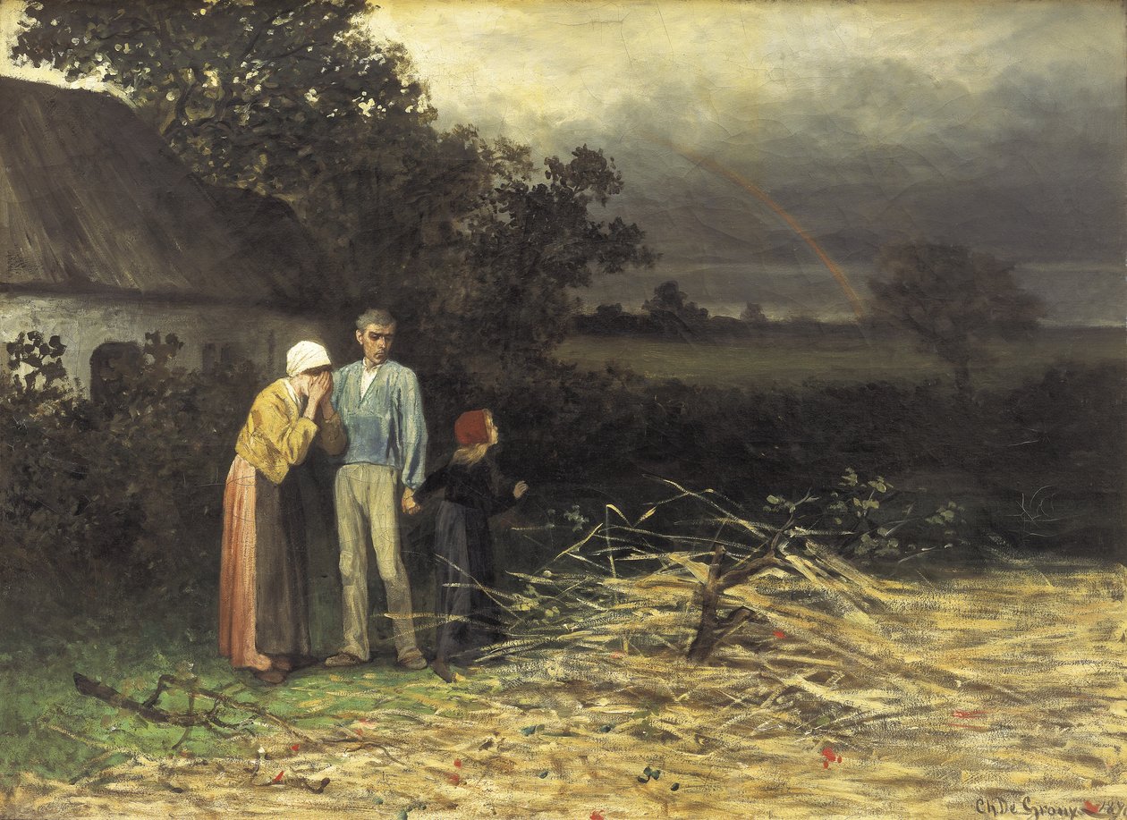Kayıp Recolte by Charles de (1825 70) Groux