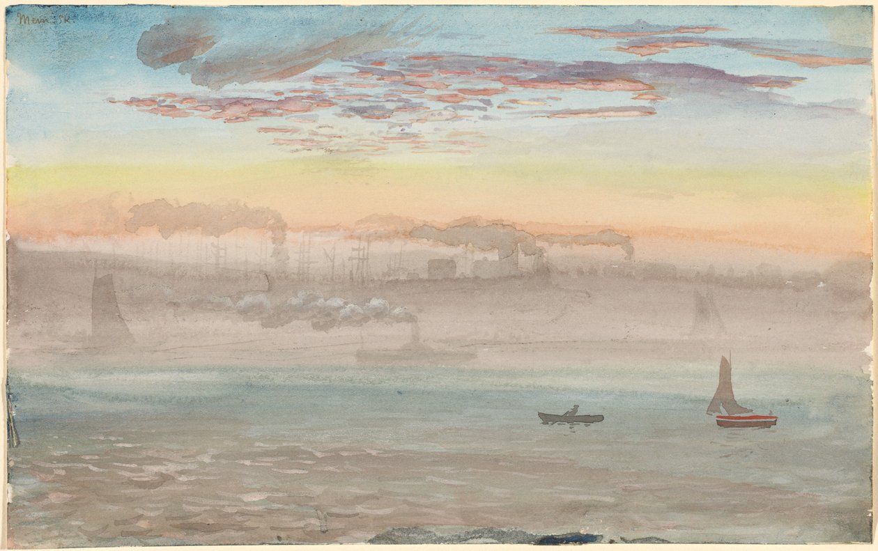 Doğu Nehri, Gün Doğumu by Charles de Wolf Brownell