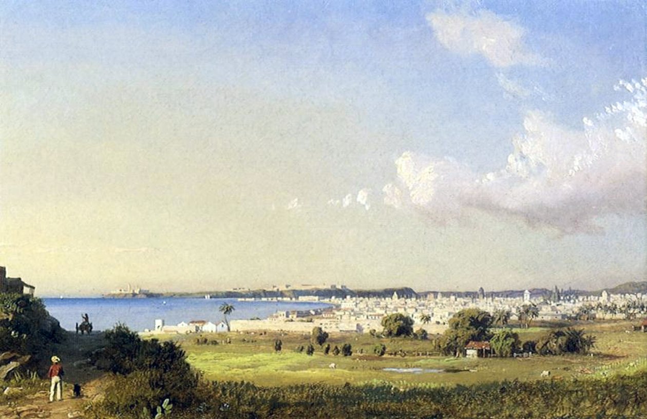 Havana Körfezi, Küba. c.1854-61 by Charles de Wolfe Brownell