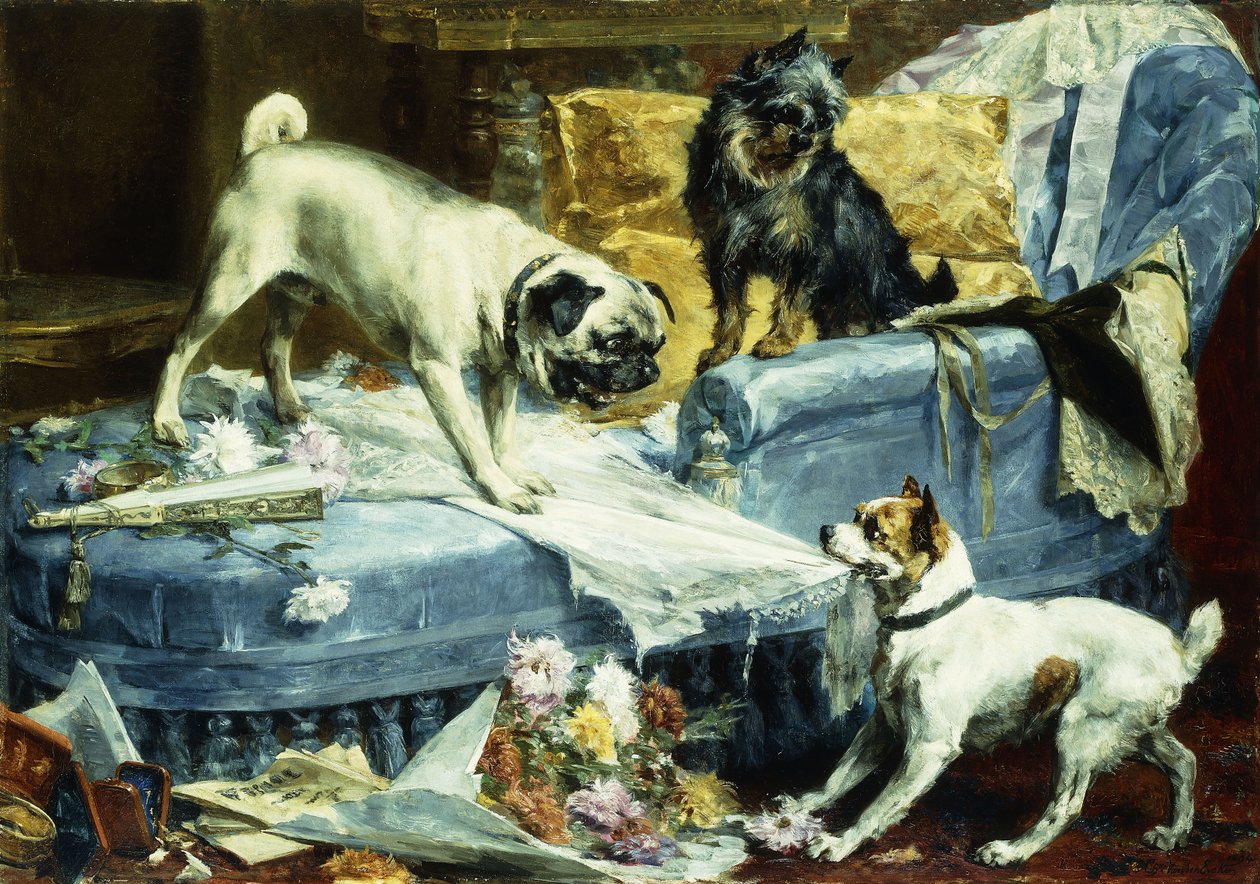 Tahribat Oynamak, 1894 by Charles van den Eycken