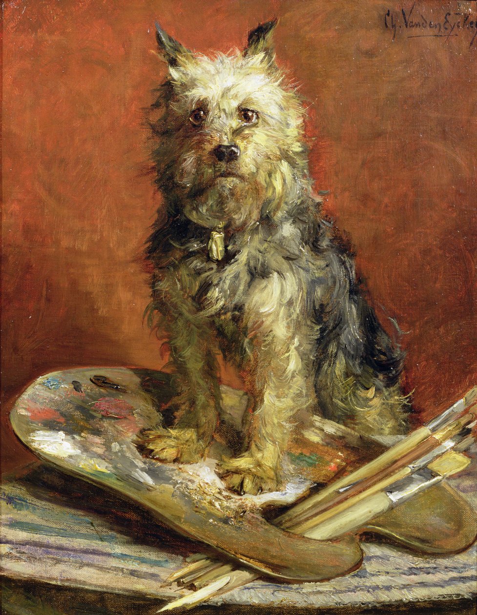 Sanatçının Köpeği by Charles van den Eycken