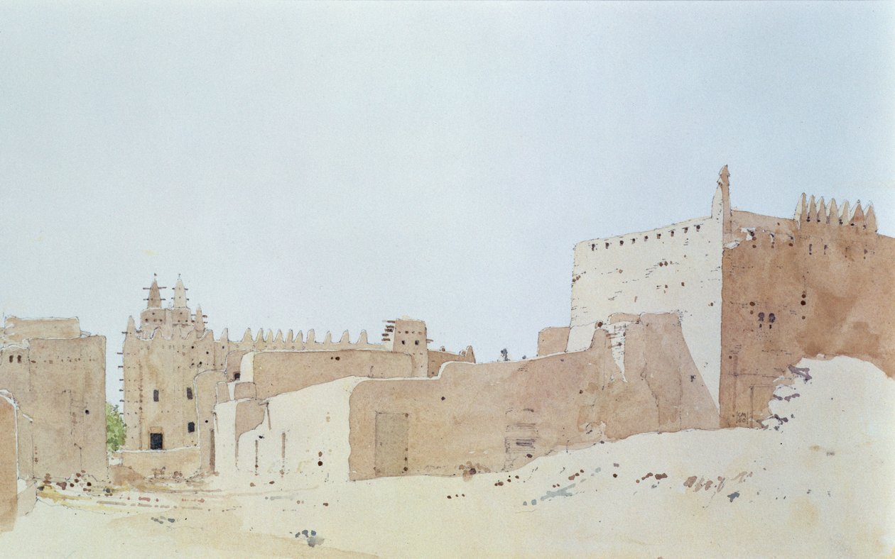 Djenne (Mali) Grande Mosquee, Pazartesi, 2000 by Charlie Millar