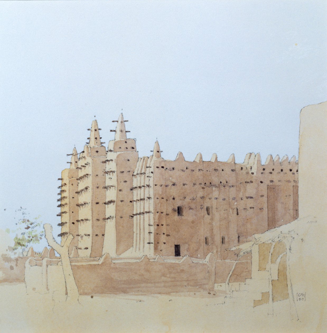 Djenne (Mali) Grande Mosquee, Salı, 2000 by Charlie Millar
