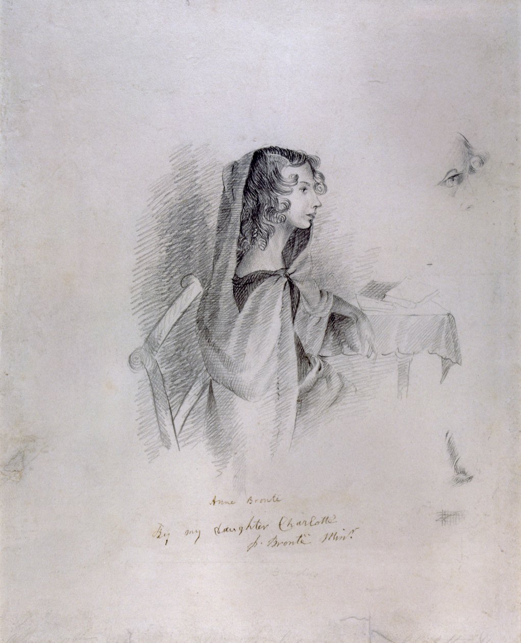 Anne Bronte (1820-49), 1833 by Charlotte Bronte