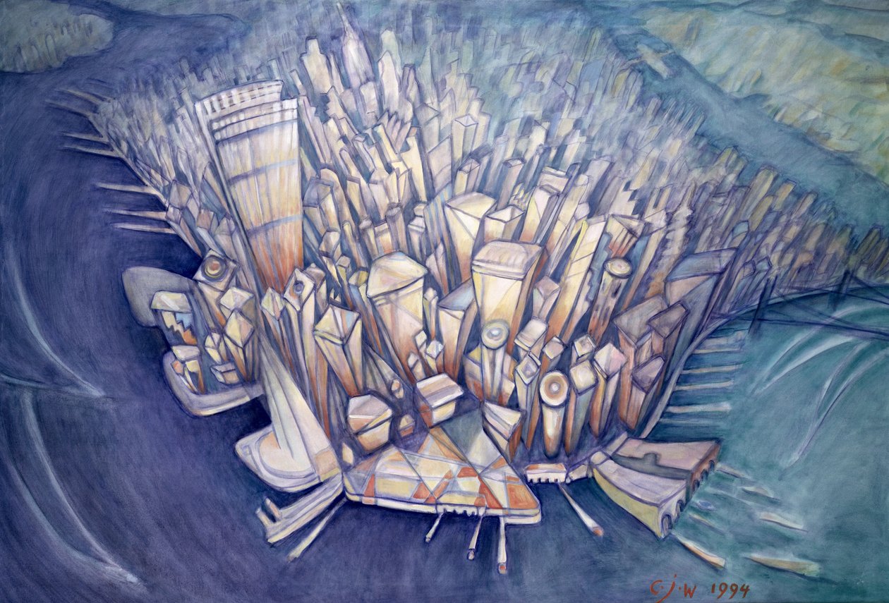 Yukarıdan Manhattan, 1994 by Charlotte Johnson Wahl