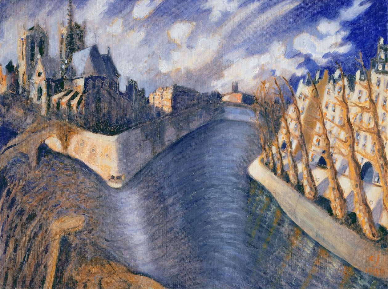 Notre Dame Katedrali, Paris, 1986 by Charlotte Johnson Wahl