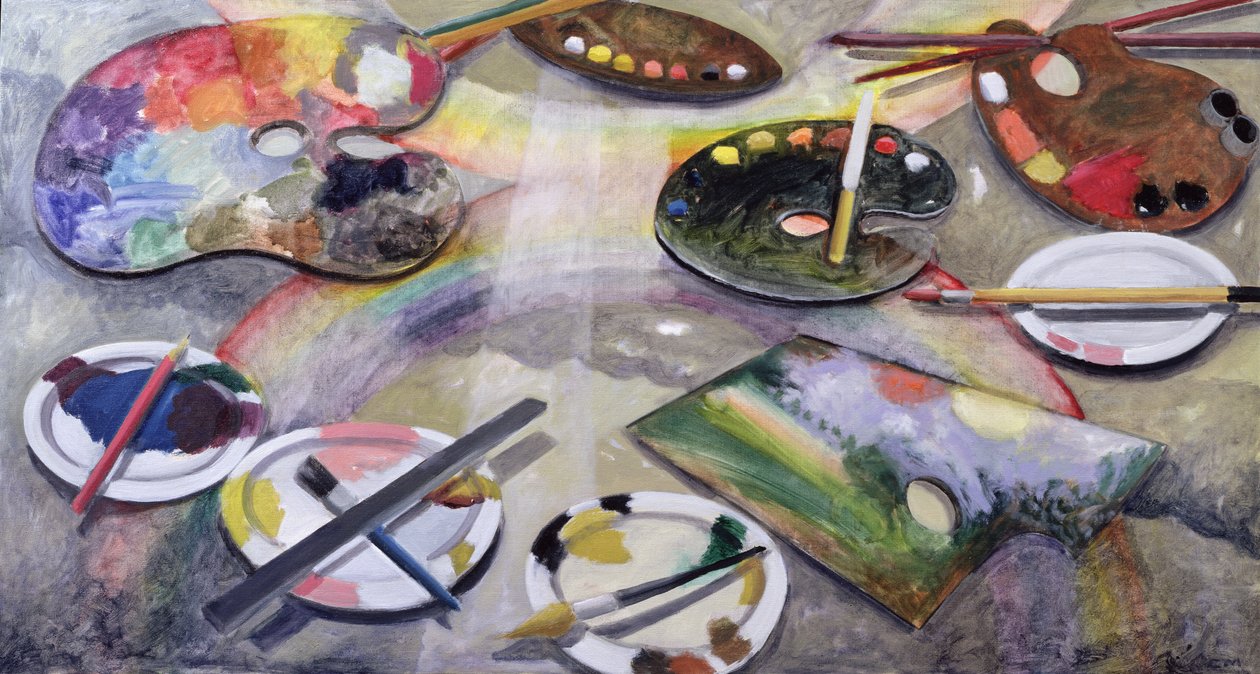 Sanatçı Paletlerinin Spektrumu, 2003 by Charlotte Moore