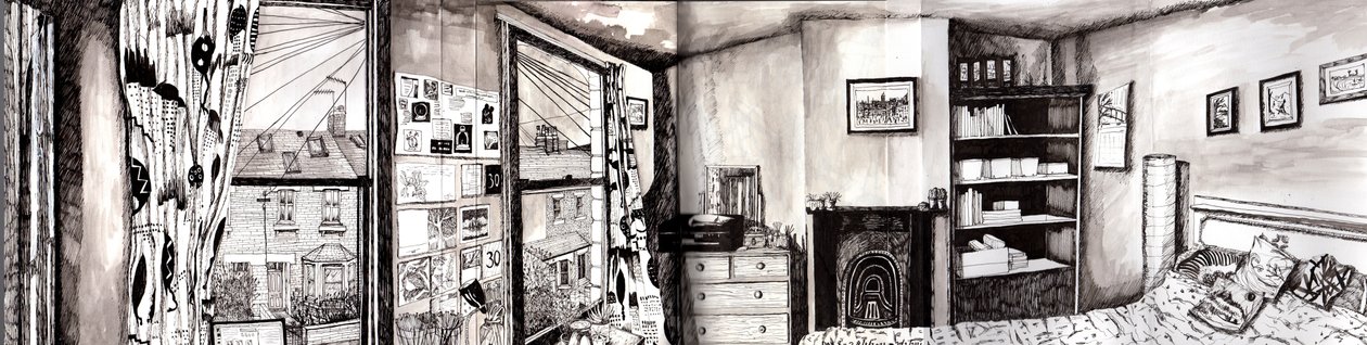 Yatak Odası Panoraması, 2021 by Charlotte Orr