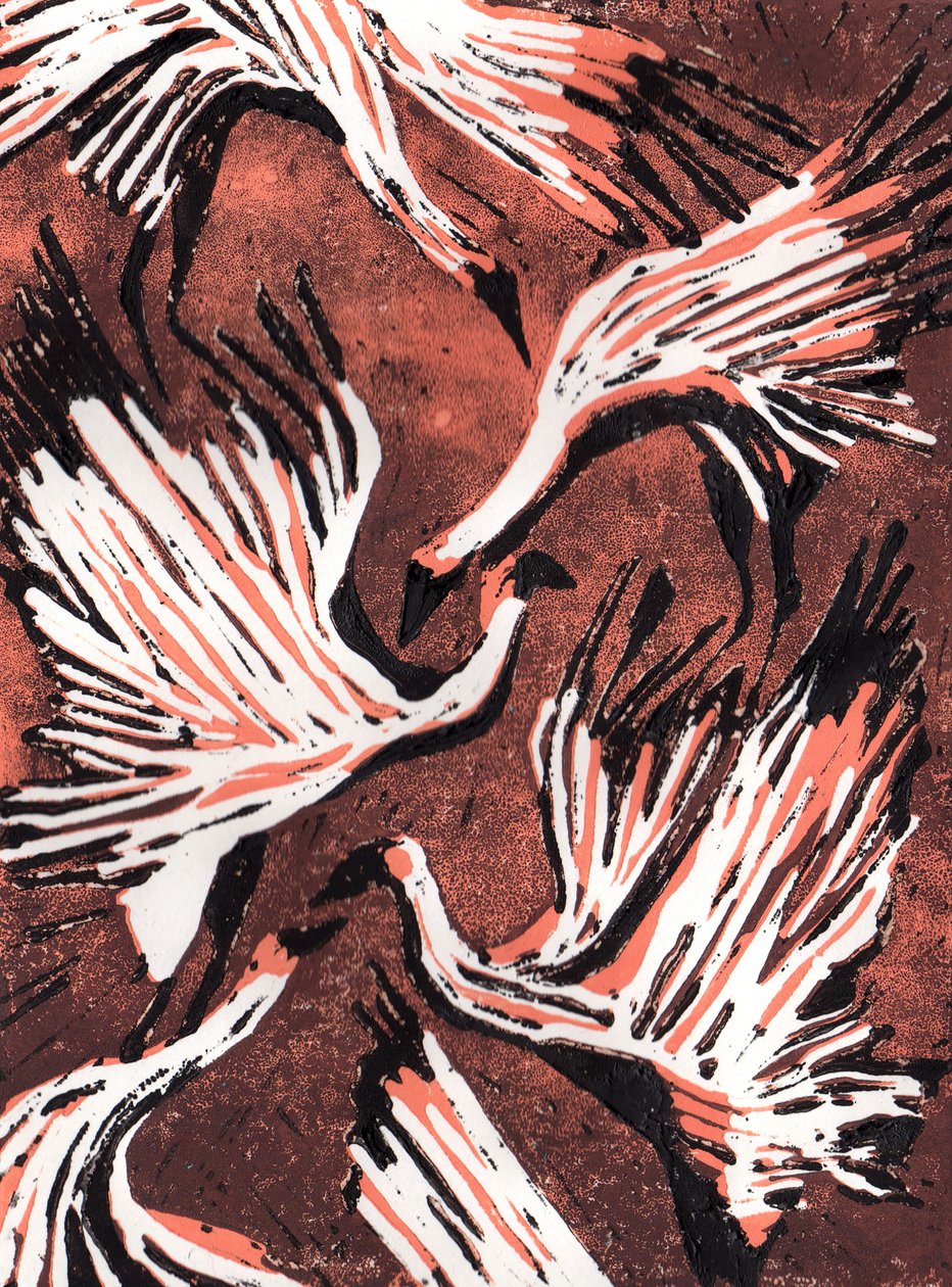 Flamingolar 2, 2021 by Charlotte Orr
