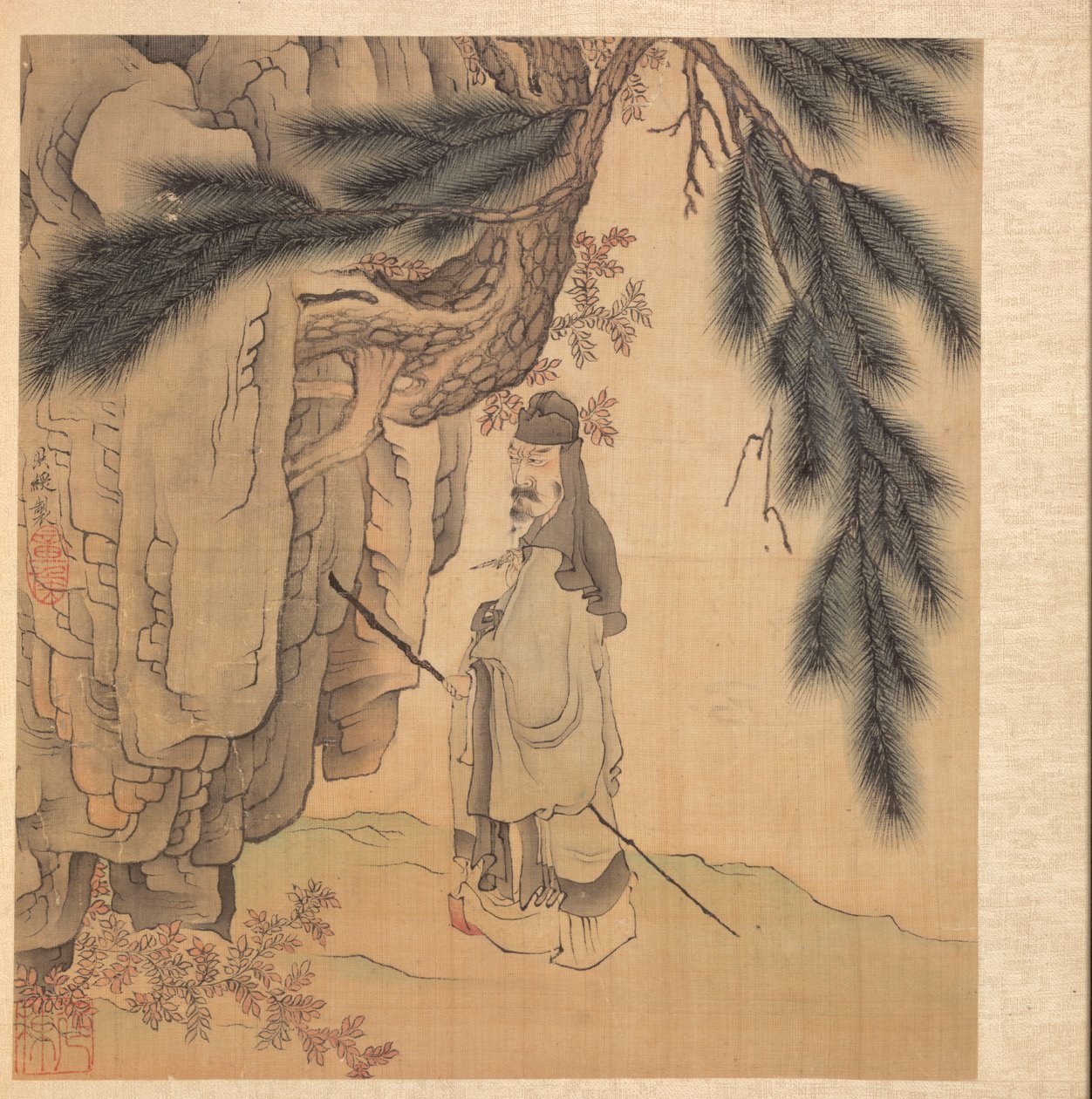 Kadim Ustalardan Sonra Resimler: Asa ve Fırçalı Bilgin, 1598-1652. by Chen Hongshou