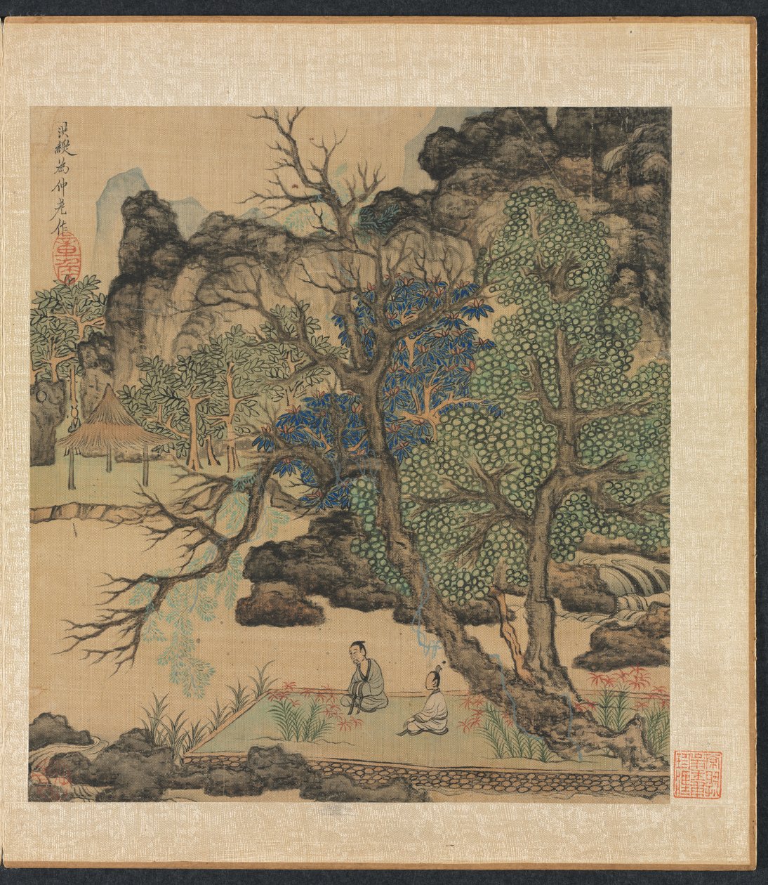 Eski Ustalardan Sonra Resimler: Bir Bahçedeki Bilginler, 1598-1652. by Chen Hongshou