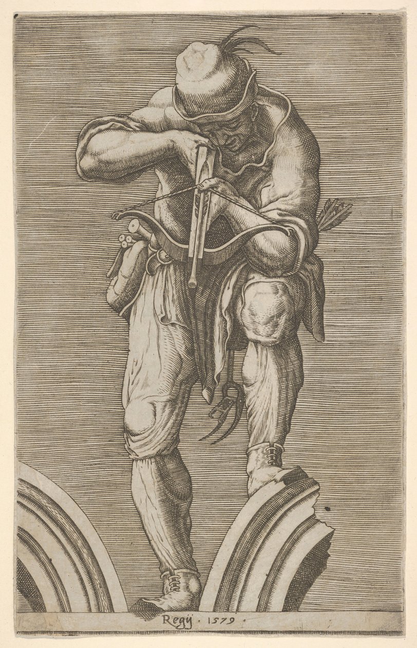 Arbaletle Ateş Eden Adam, 1579. by Cherubino Alberti