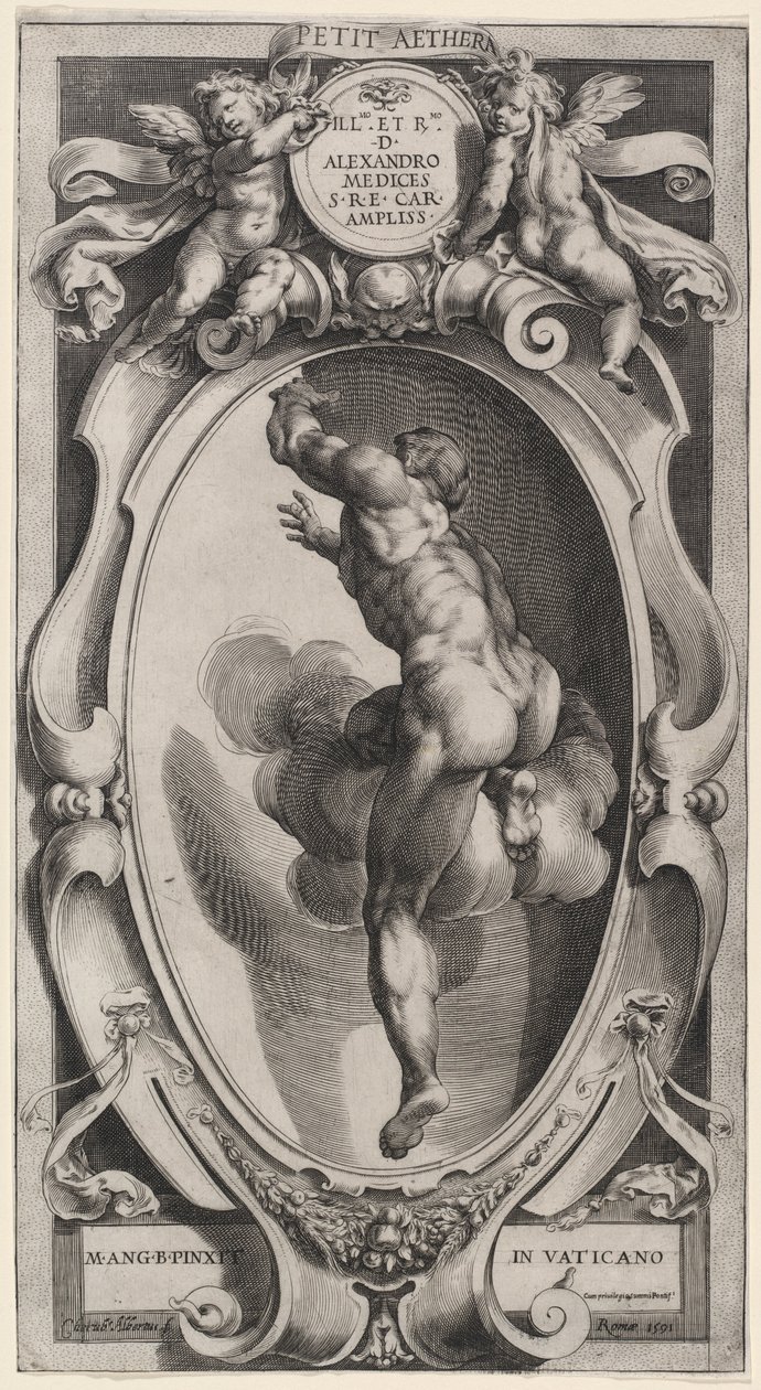 Kutsanmış Bir Ruh by Cherubino Alberti after Michelangelo