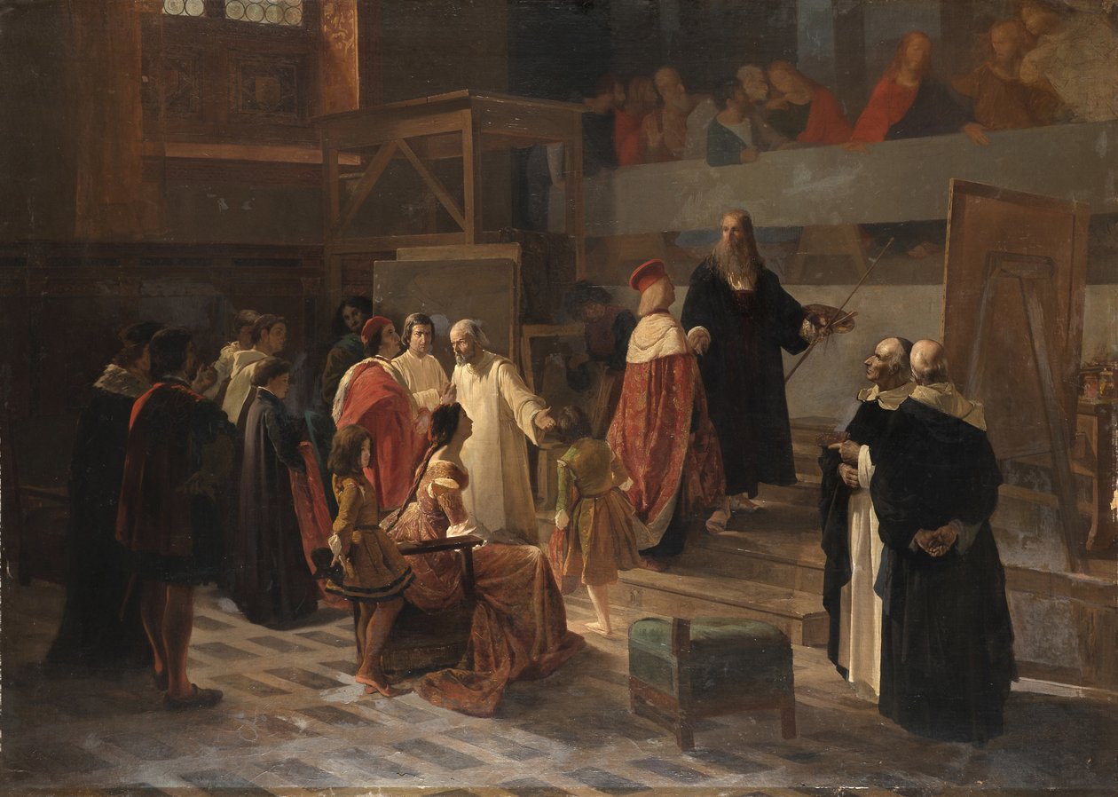 Ludovico il Moro, Santa Maria delle Grazie Manastırı Yemekhanesinde Leonardo da Vinci