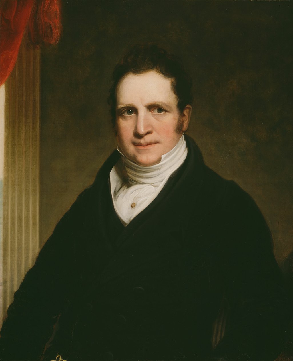 Thomas Abthorpe Cooper 1776-1849, c. 1822. by Chester Harding