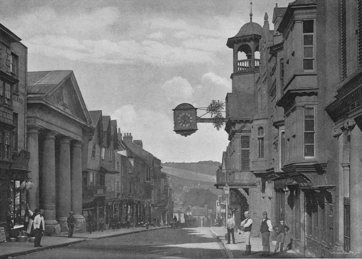 High Street, Guildford, c1896 by Chester Vaughan