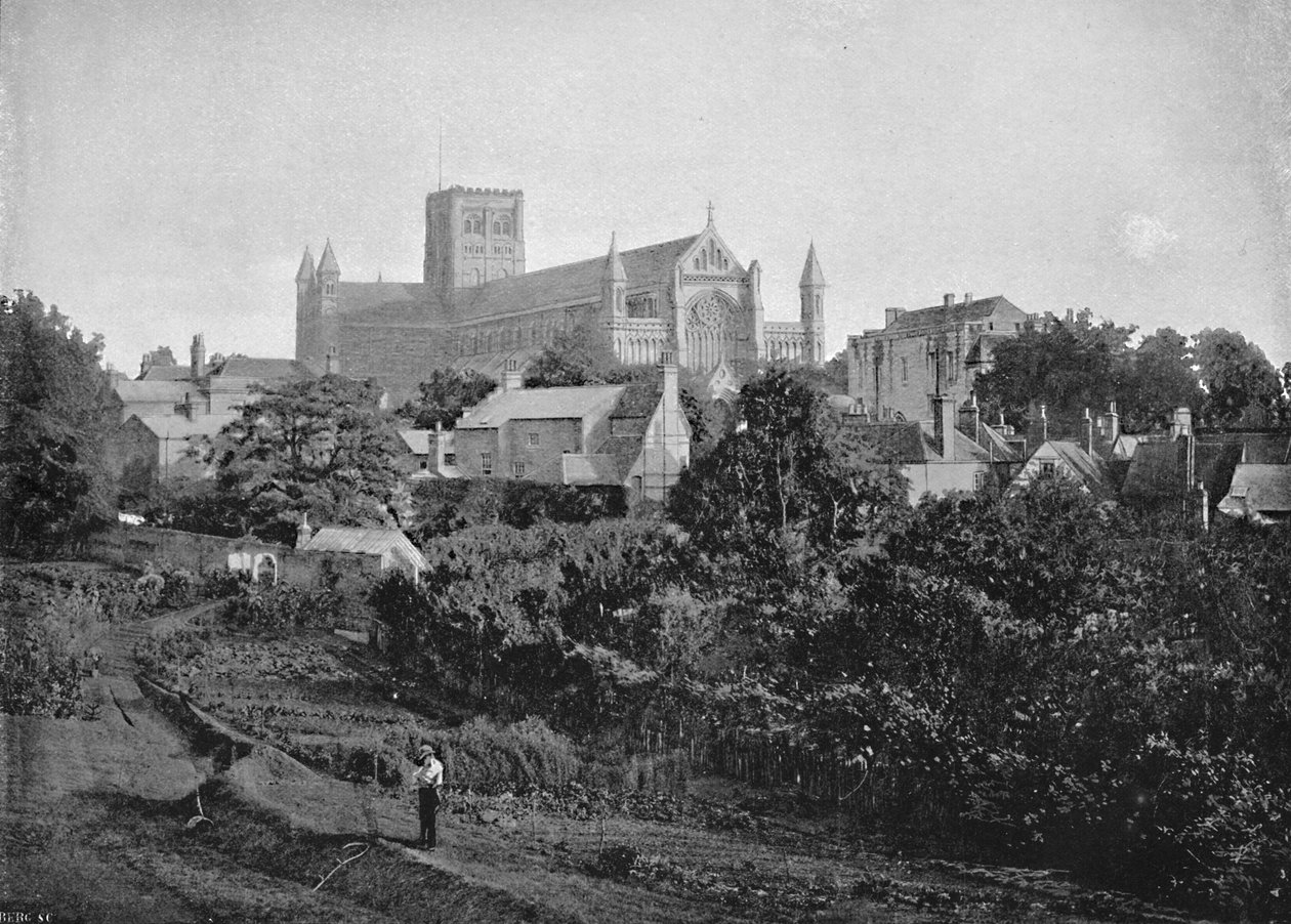 Albans Katedrali, c1896 by Chester Vaughan