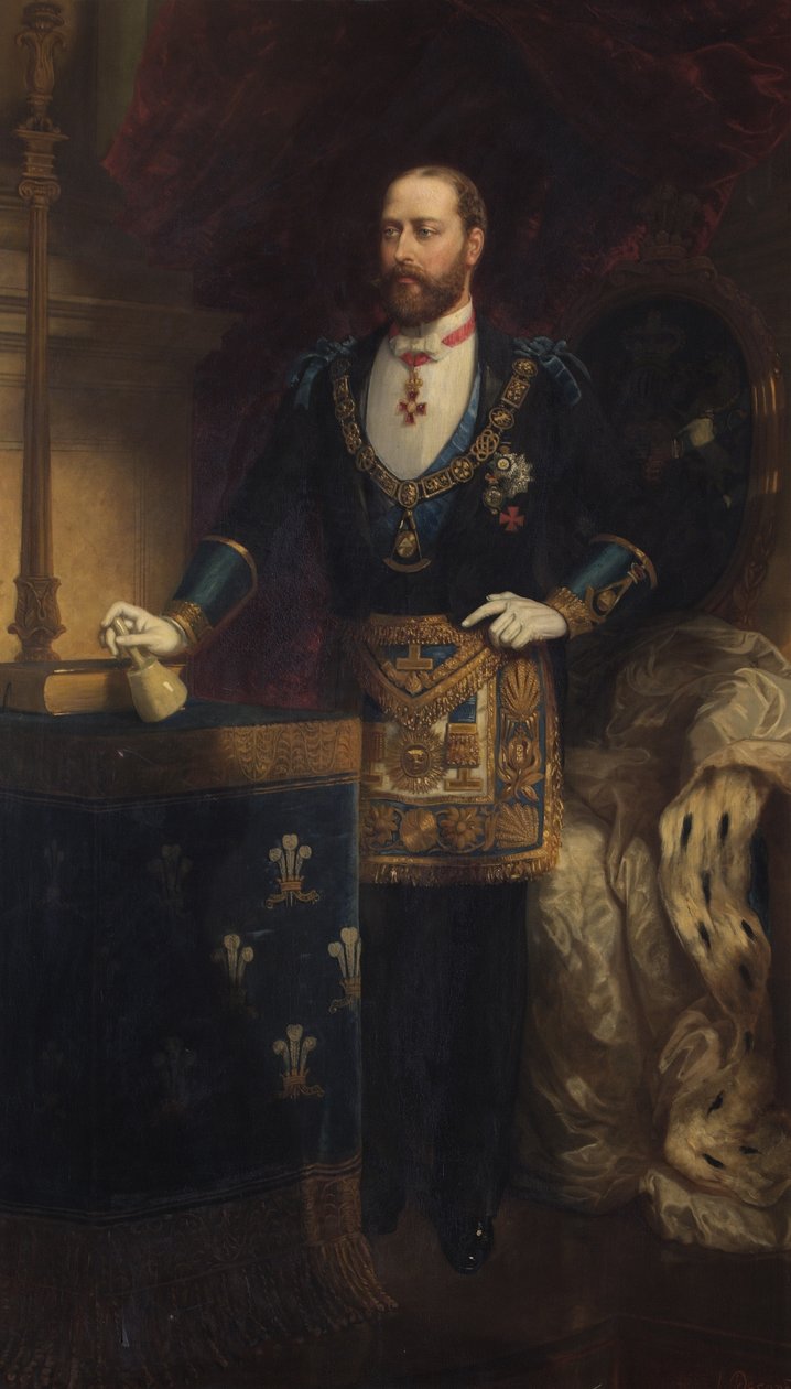 Albert Edward, Galler Prensi Büyük Üstat, 1885 by Chevalier Louis William Desanges