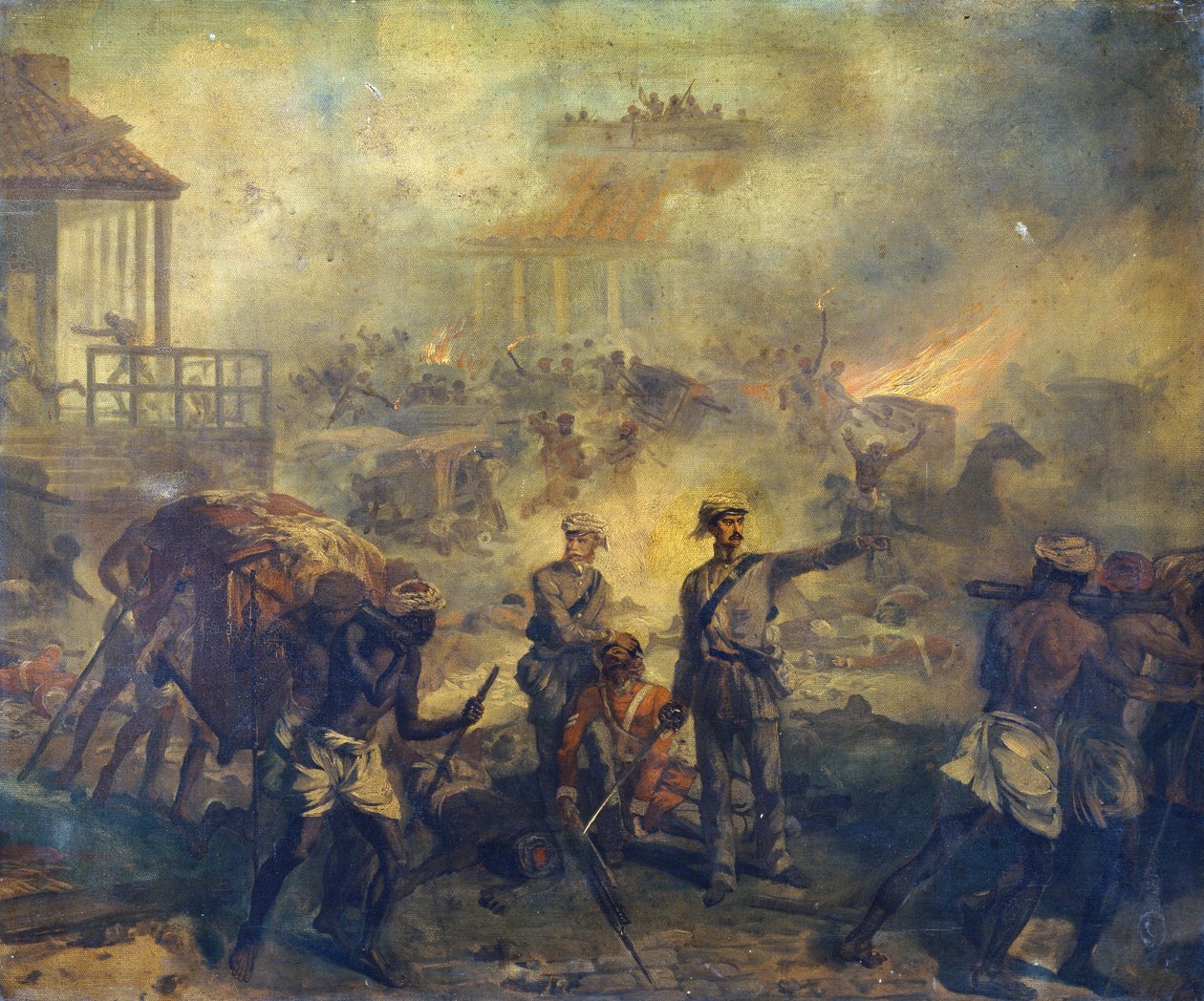Cerrah Anthony Dickson Home VC (1826-1914) ve Asistan Cerrah William Bradshaw VC (1830-61), 1857