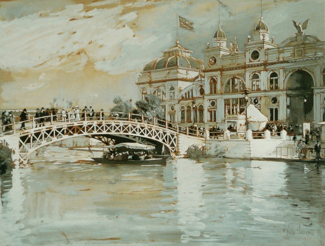 Kolomb Sergisi, Chicago by Childe Hassam