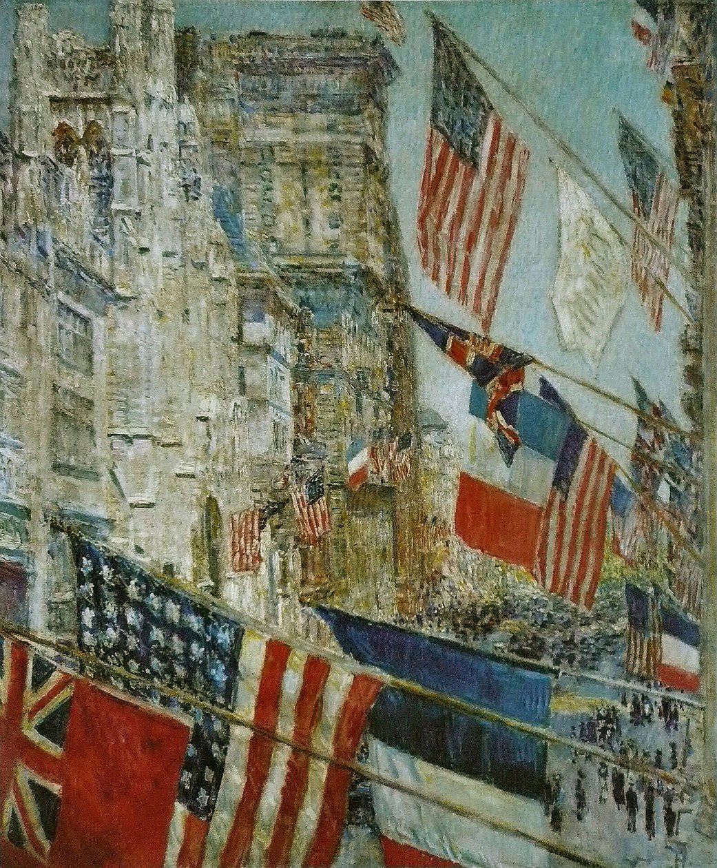 Müttefikler Günü, Mayıs 1917Jour des Allies, 1917n by Childe Hassam