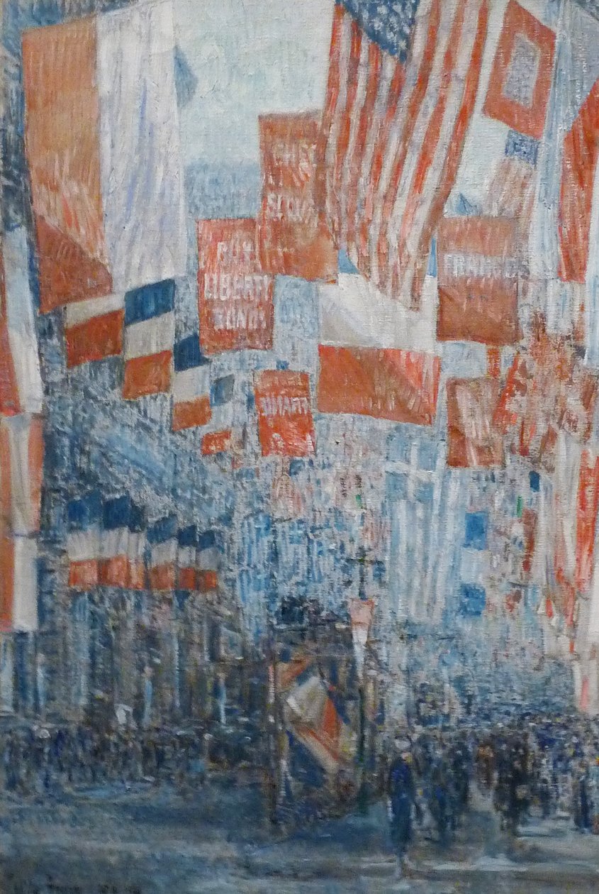 Müttefikler Bulvarı, 5th Avenue, New York by Childe Hassam