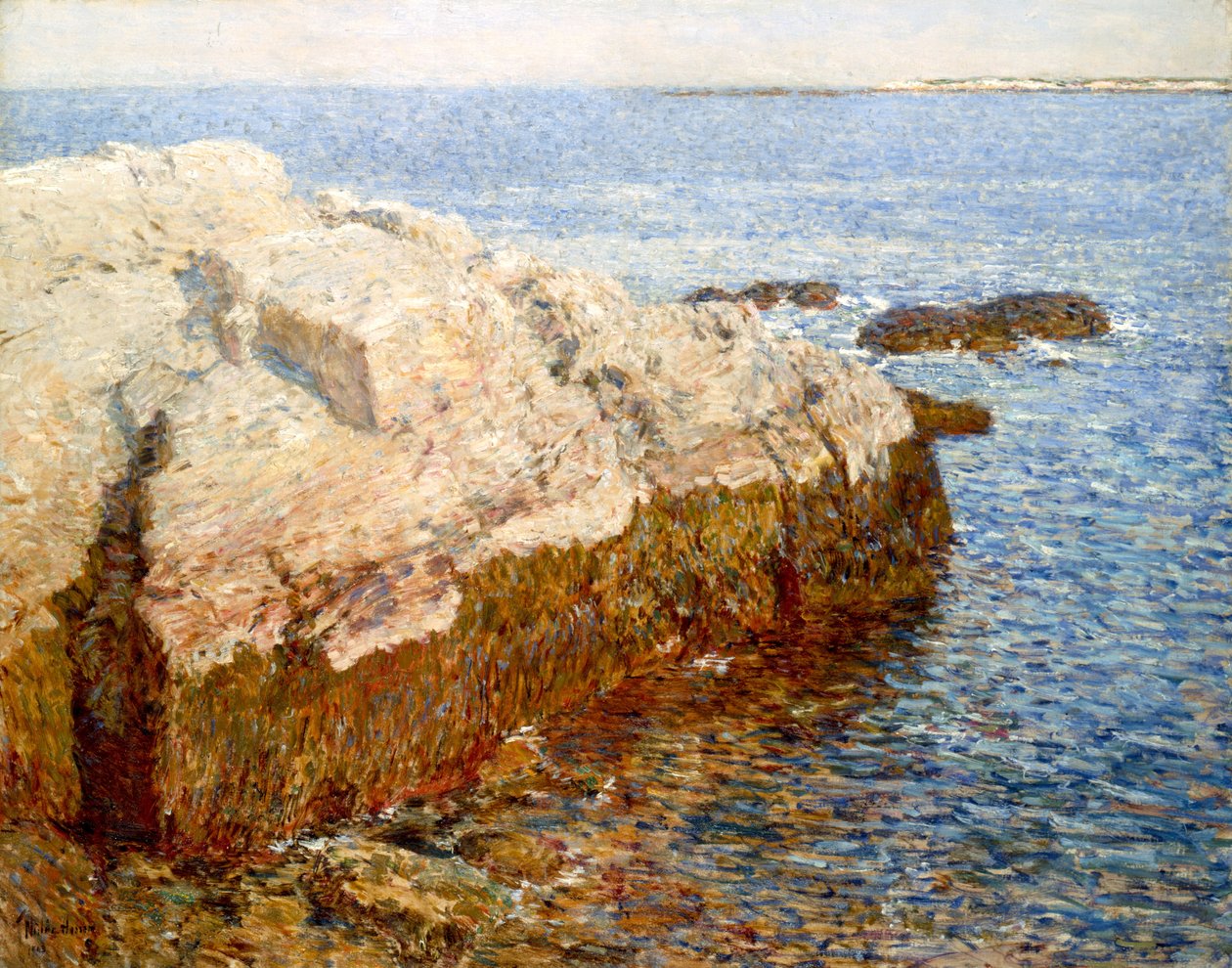 uçurum kaya by Childe Hassam