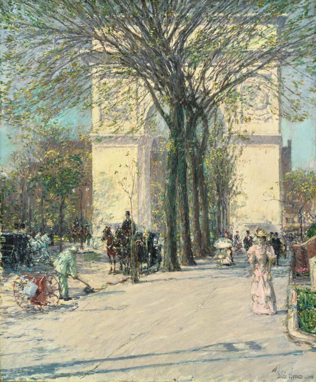 Washington Kemeri, Bahar by Childe Hassam