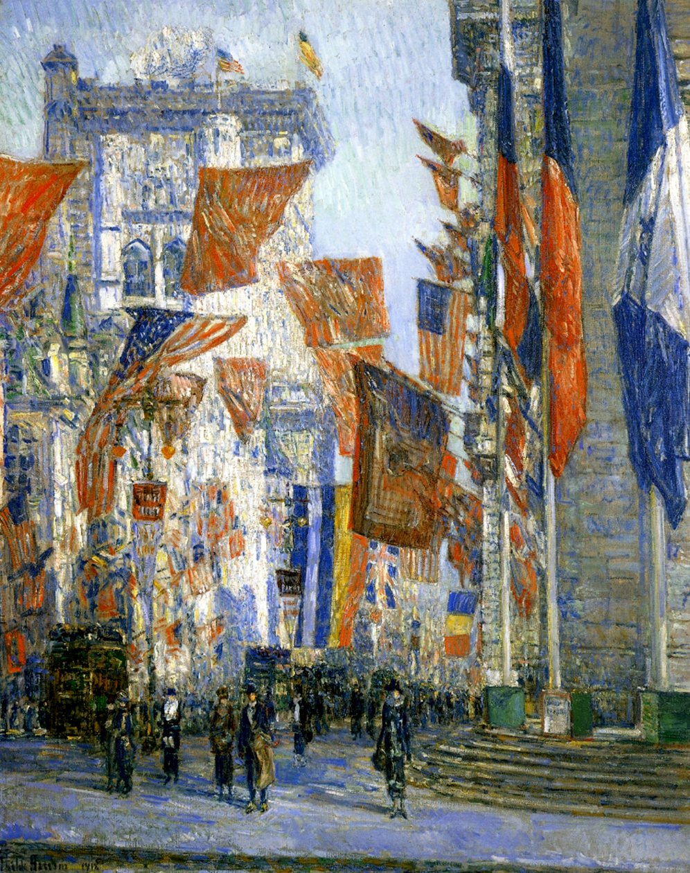 Müttefikler Bulvarı by Childe Frederick Hassam