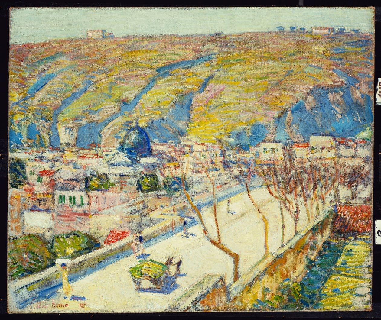 Posilippo, Napoli Köprüsü by Childe Frederick Hassam