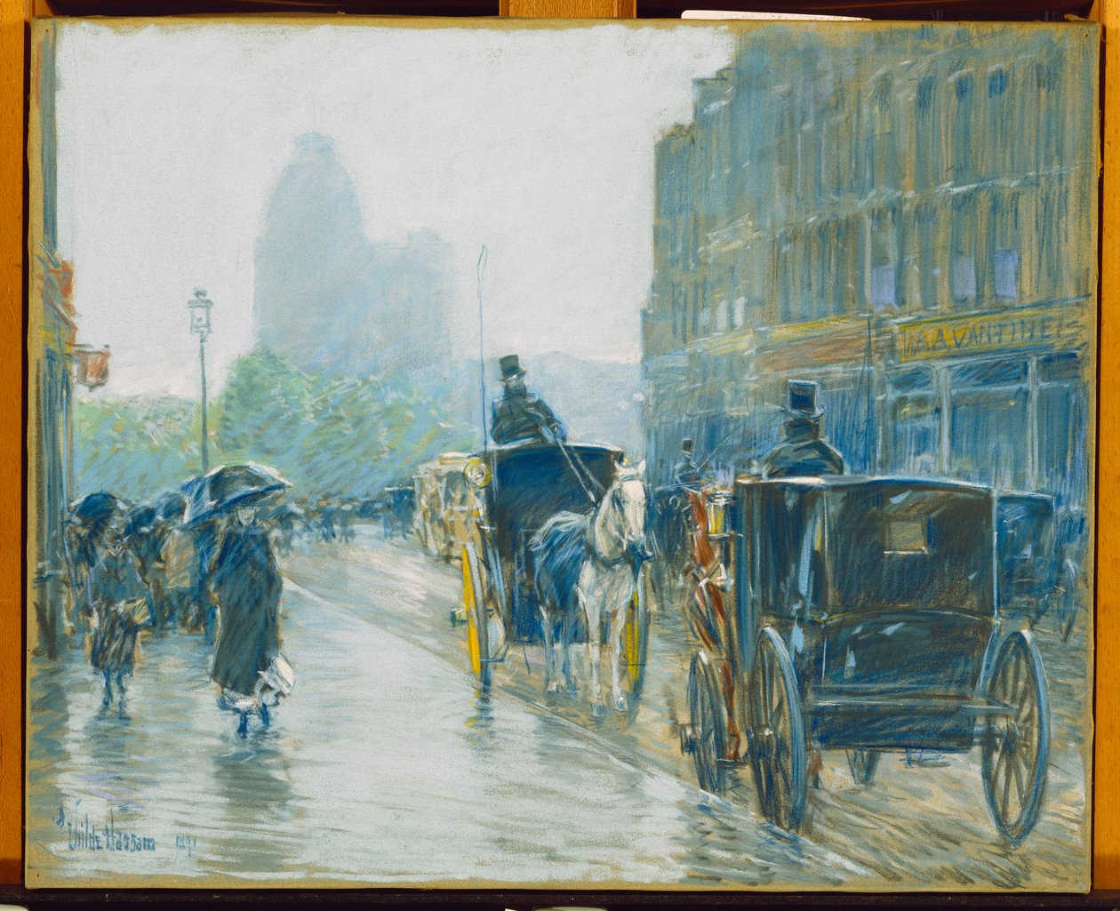 Atlı Kabinler, New York by Childe Frederick Hassam