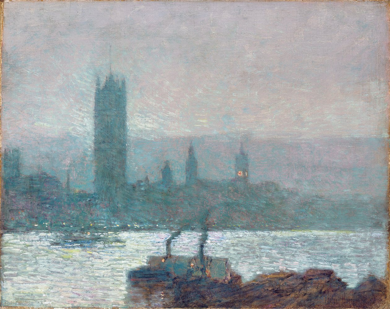 Parlamento Evleri, Erken Akşam by Childe Frederick Hassam
