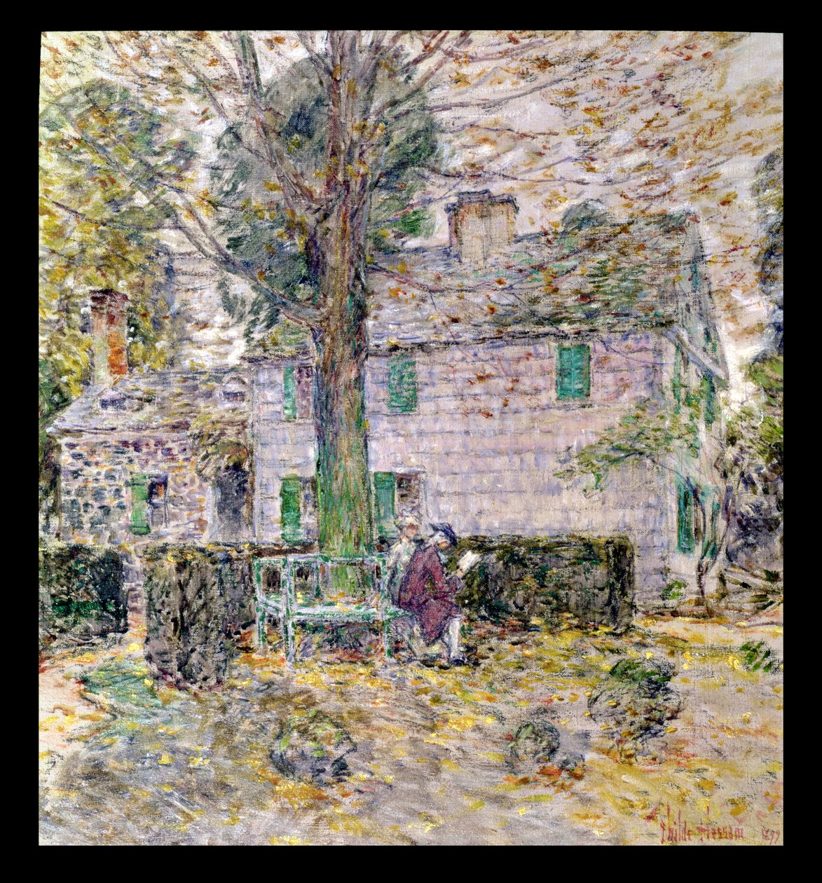 Koloni Günlerinde Hint Yazı by Childe Frederick Hassam