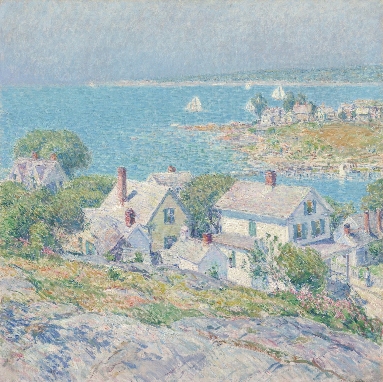 New England Burunları by Childe Frederick Hassam