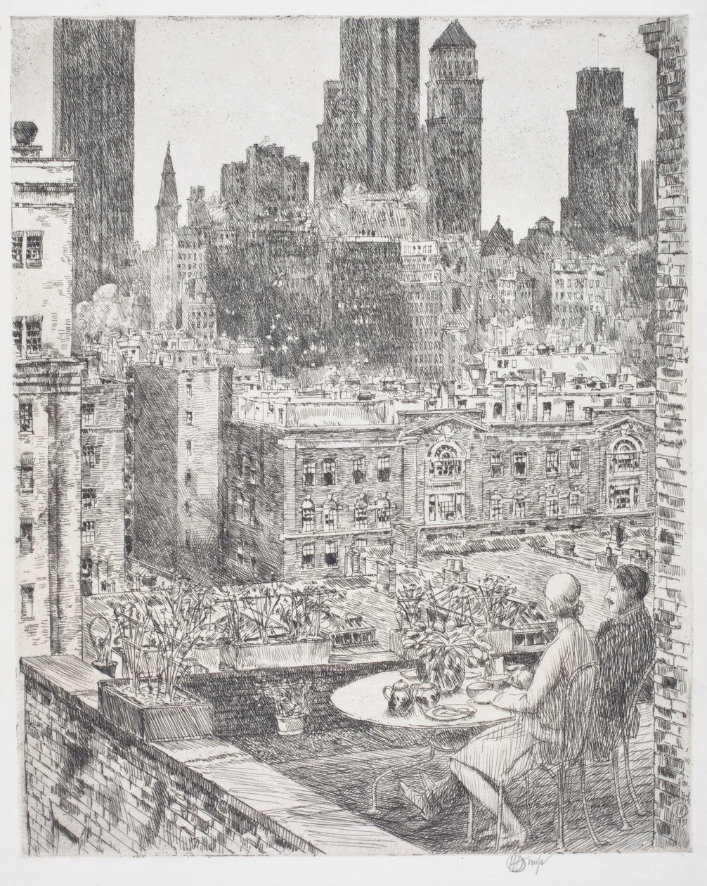 New York Baharı by Childe Frederick Hassam