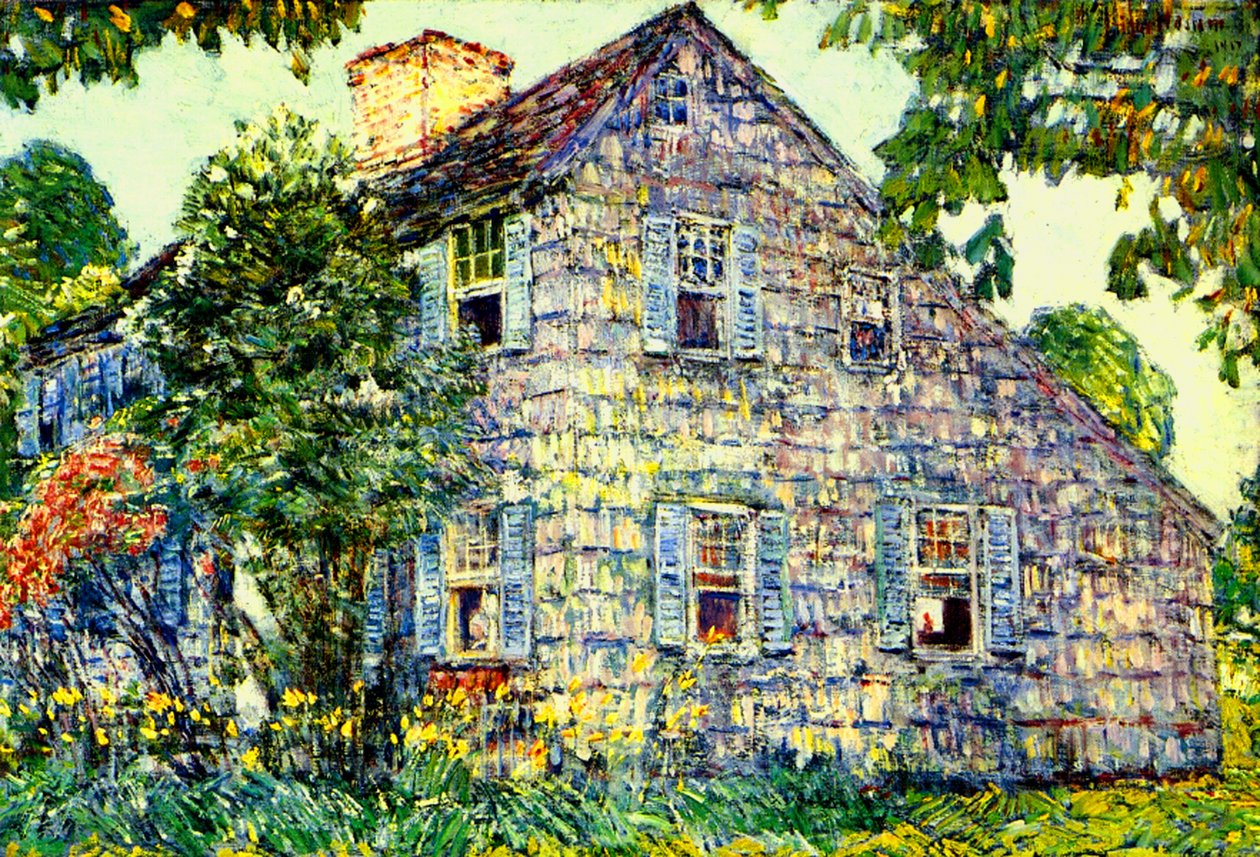 Eski Ev, Doğu Hampton by Childe Frederick Hassam