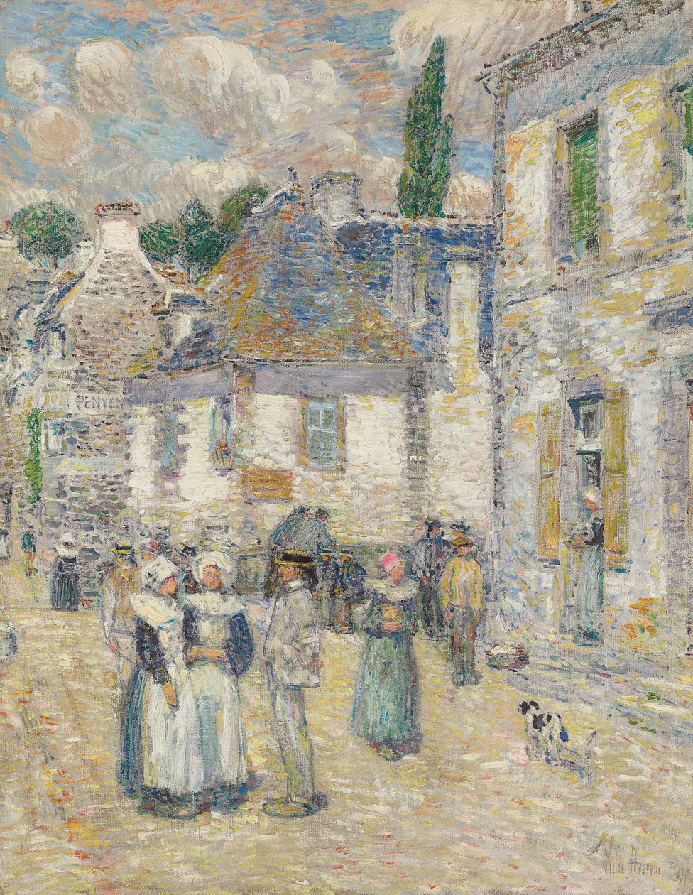 Aven köprüsü by Childe Frederick Hassam