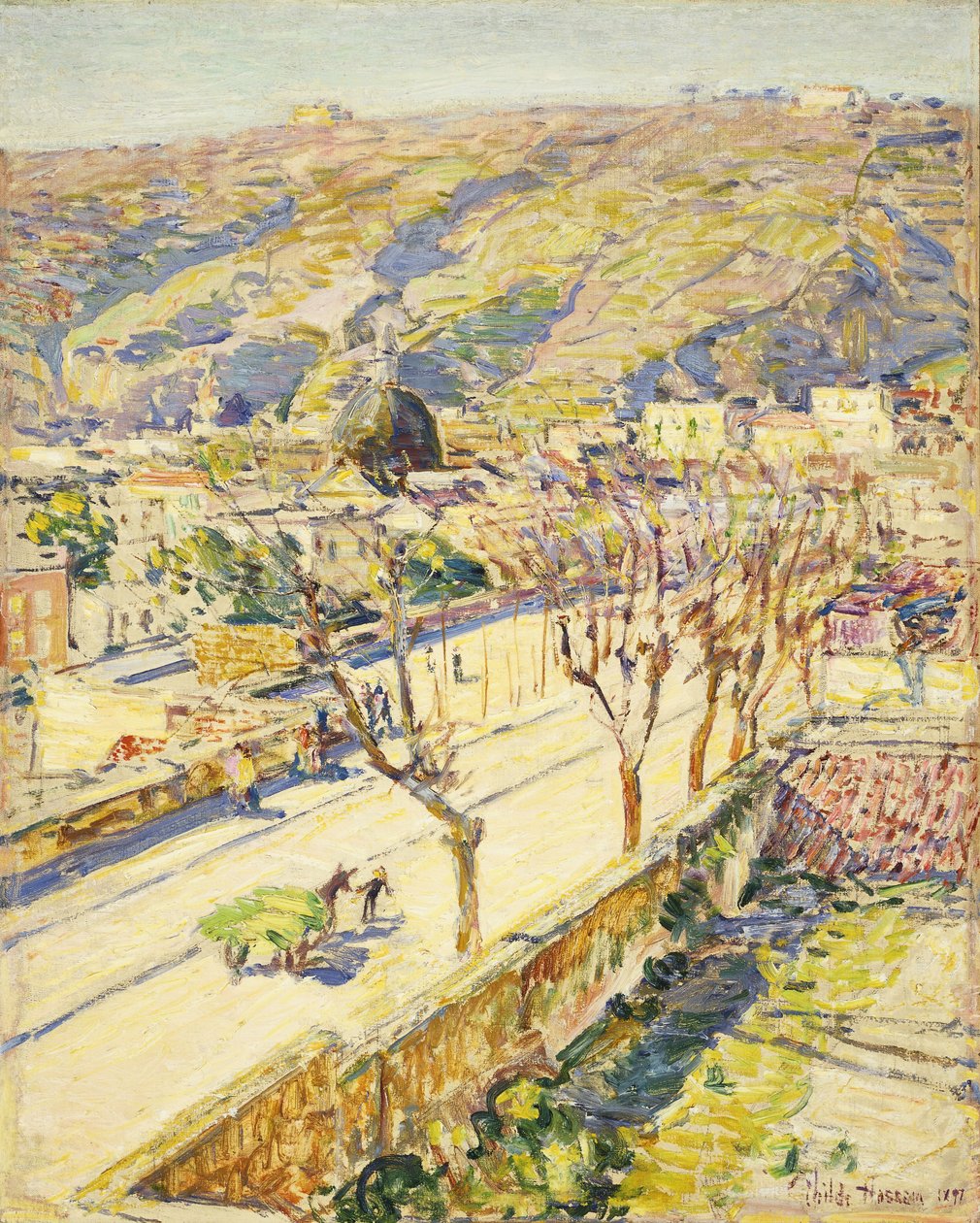 Posillipo, İtalya by Childe Frederick Hassam